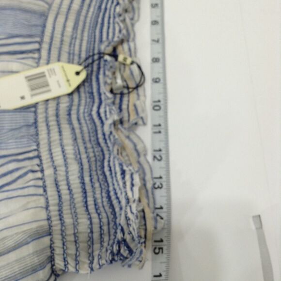 Max Studio 100% Cotton Elastic Waist Mini Skirt Size Medium - Picture 3 of 8